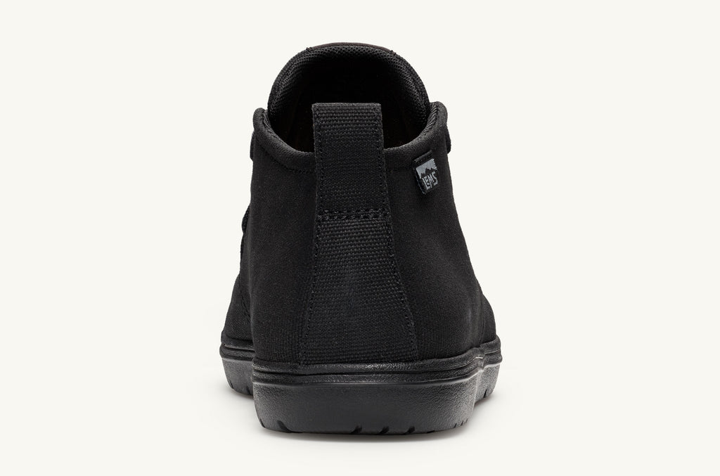 Lems Canvas Støvler Chukka Dame Sort | PWM4322WG