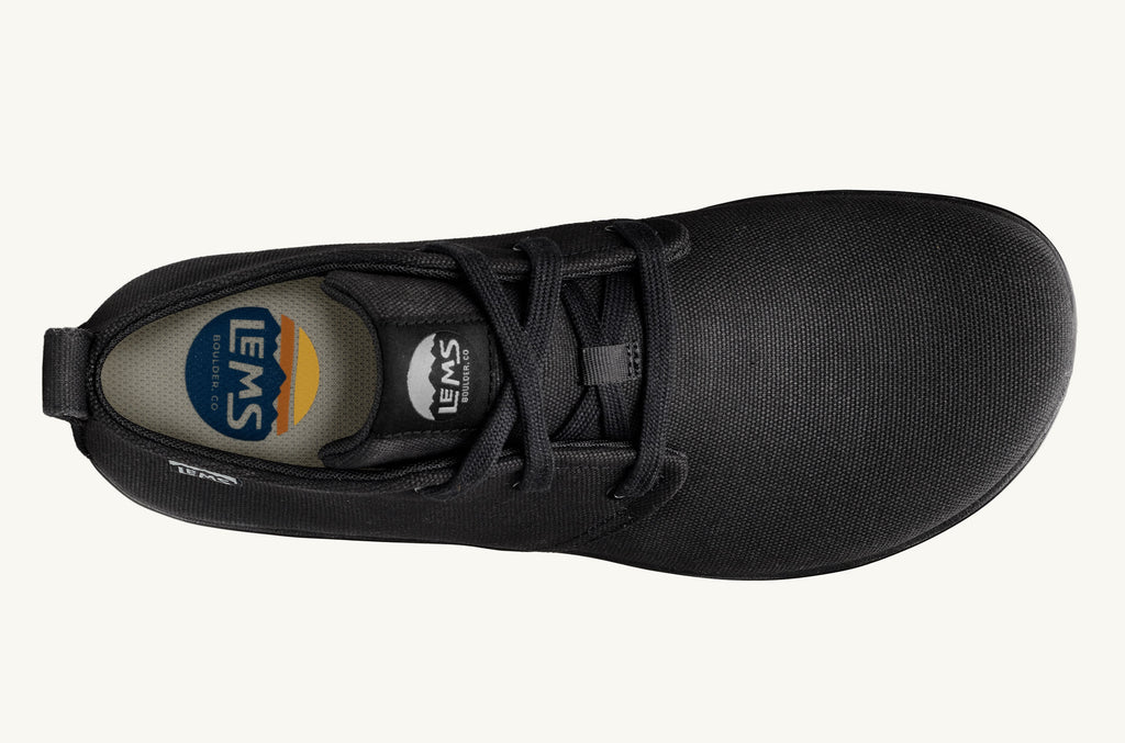 Lems Canvas Støvler Chukka Dame Sort | PWM4322WG